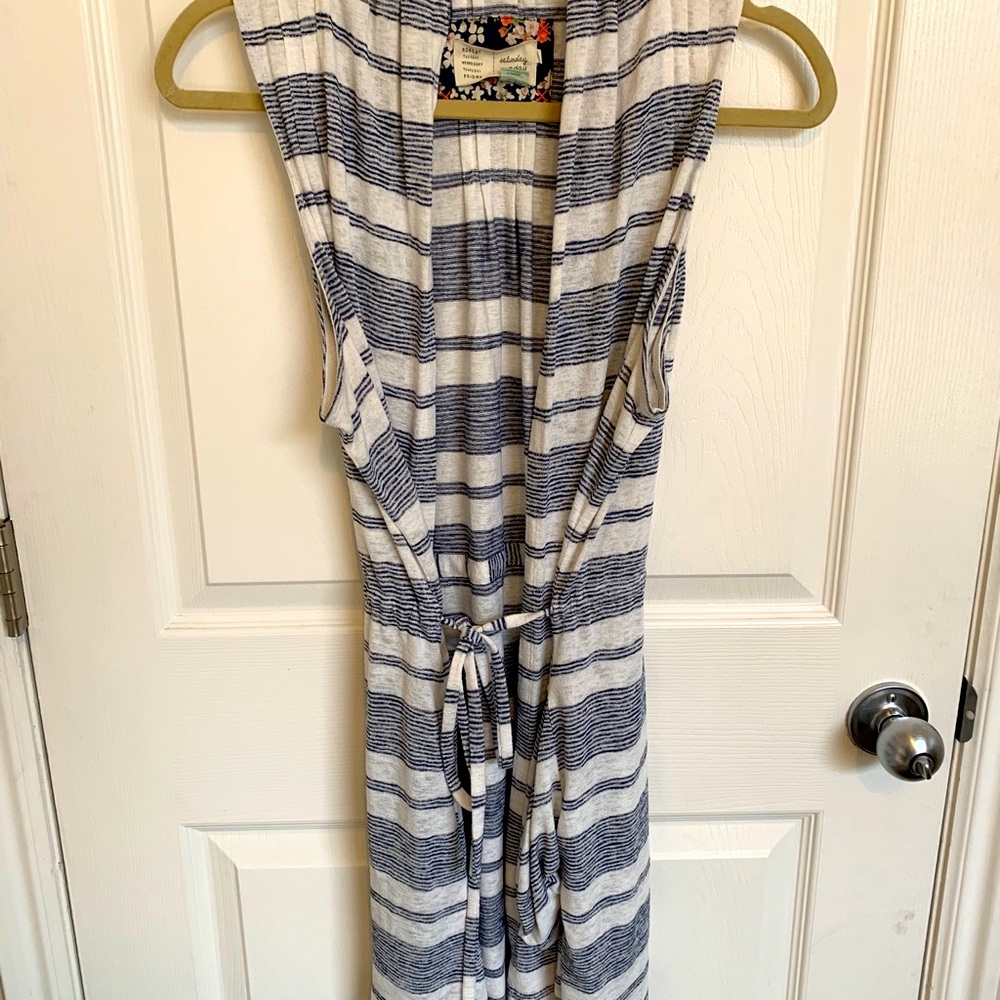 Anthropologie Saturday Sunday open cardigan vest